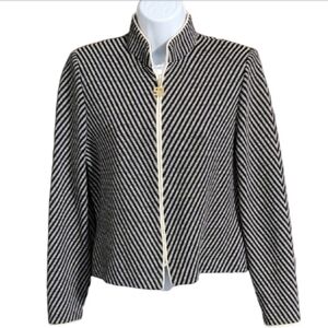 St John Vintage Zip Front Cardigan